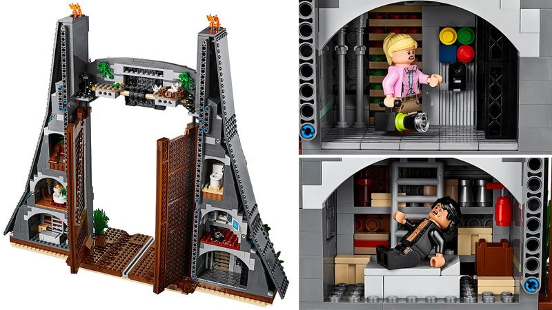Illustration for article titled A Bare Chested Jeff Goldblum Is the Only Reason You Need to Grab This Epic Lego Jurassic Park Set